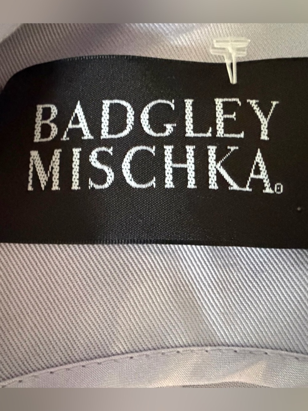 Badgley Mischka Lightweight Long Trench, Lavender, XXS, EUC - Picture 7 of 10
